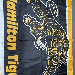 Vintage HAMILTON TIGER-CATS Official CFL Football Team 3'x5' Deluxe Banner FLAG